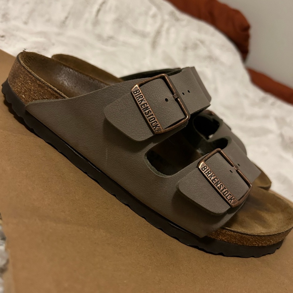 Mocha Birkenstock sandals